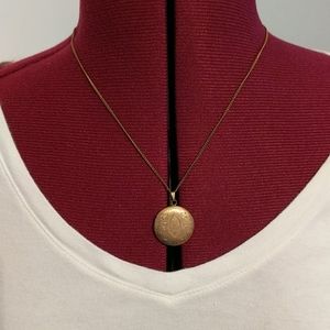 1/20 12k Gold Filled Locket Necklace Vintage Pics